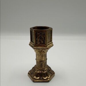 Elegant Brass Candle Holder